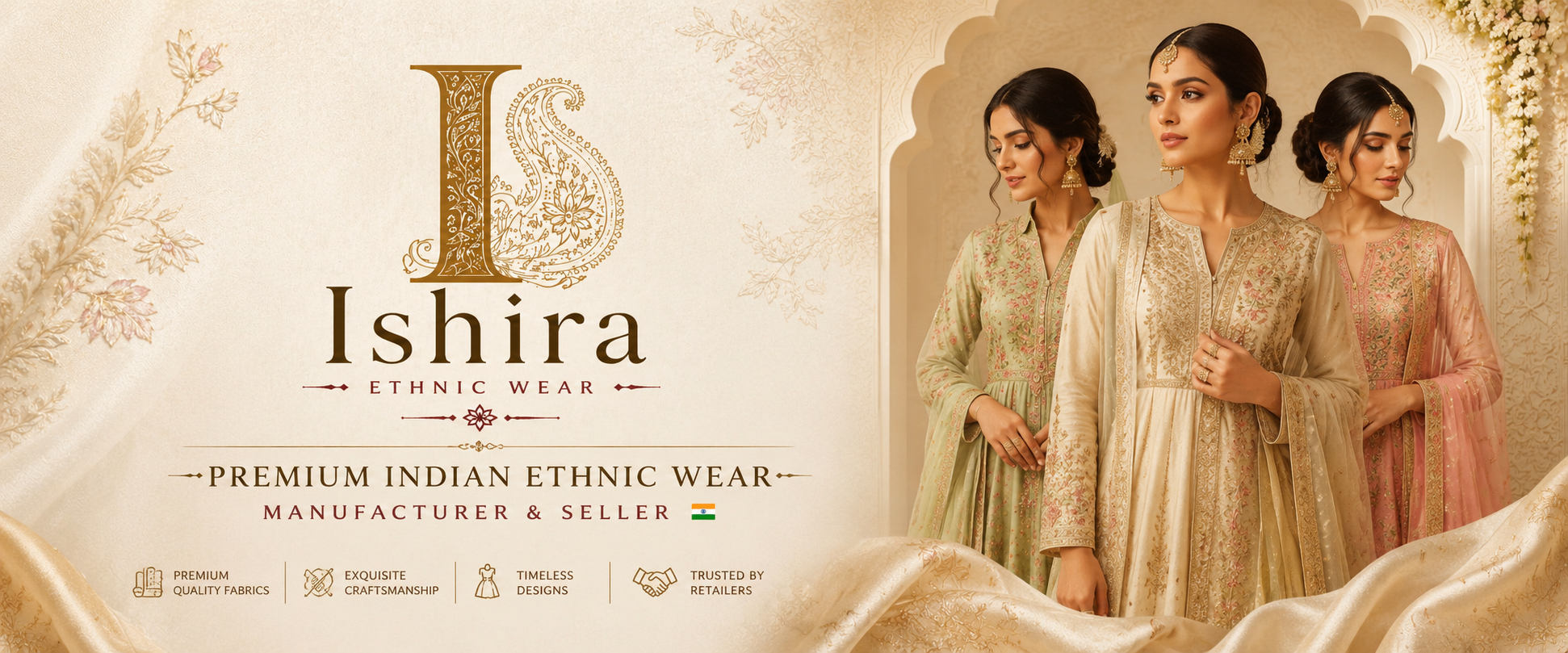 Ishira Ethnic Wear — Premium Indian Ethnic Wear, Manufacturer & Seller